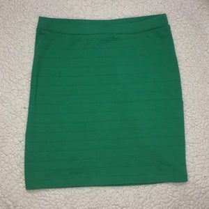 Green Mini Skirt